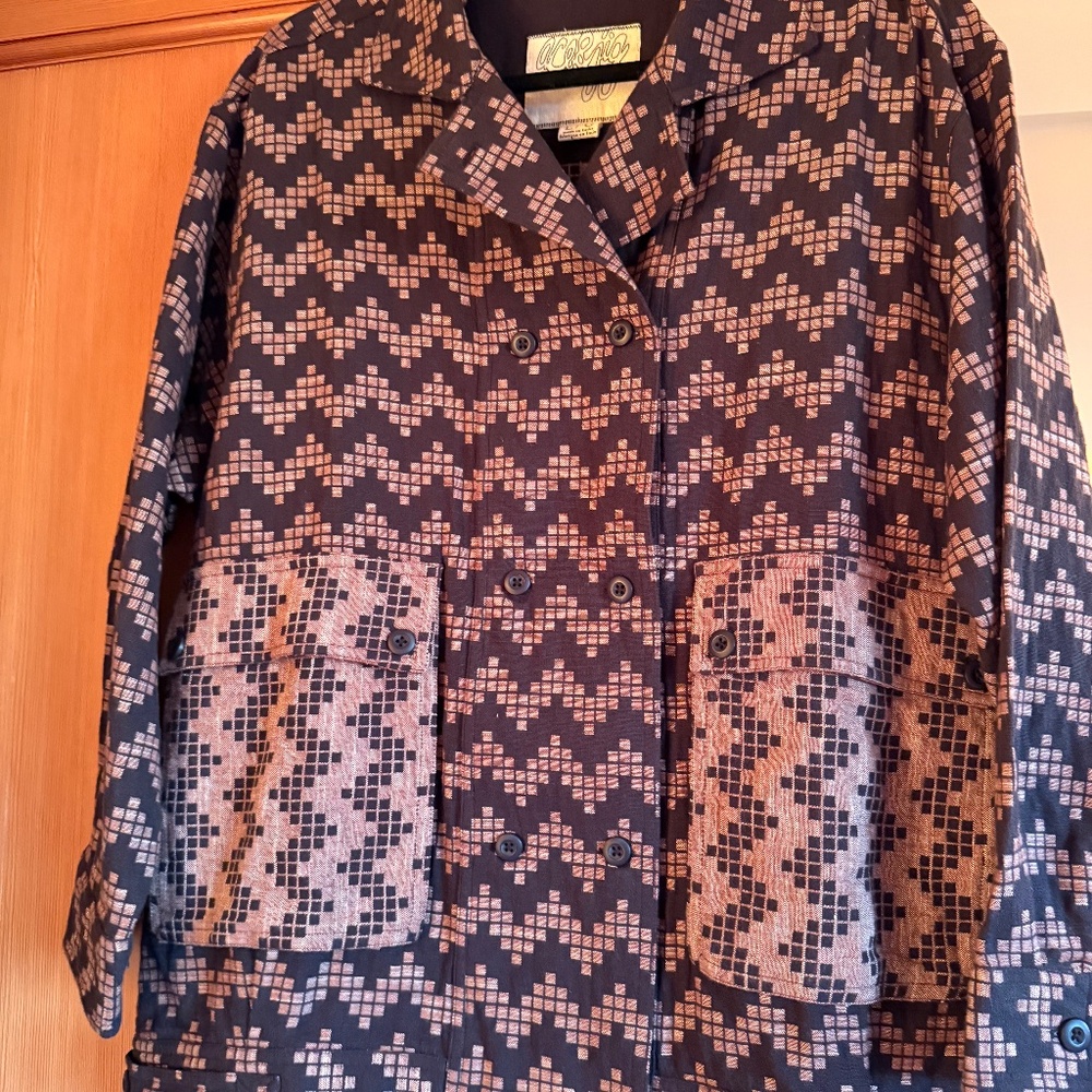 Ace & Jig Black Herringbone Field Jacket - Picture 8 of 8